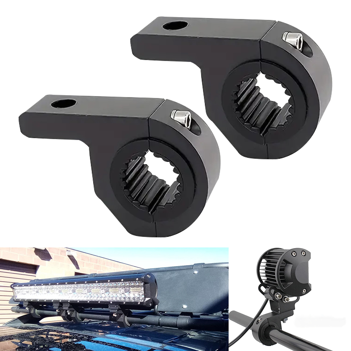 Led Assortment Kit - Motorcycle LED Headlight Clamps Brackets 1