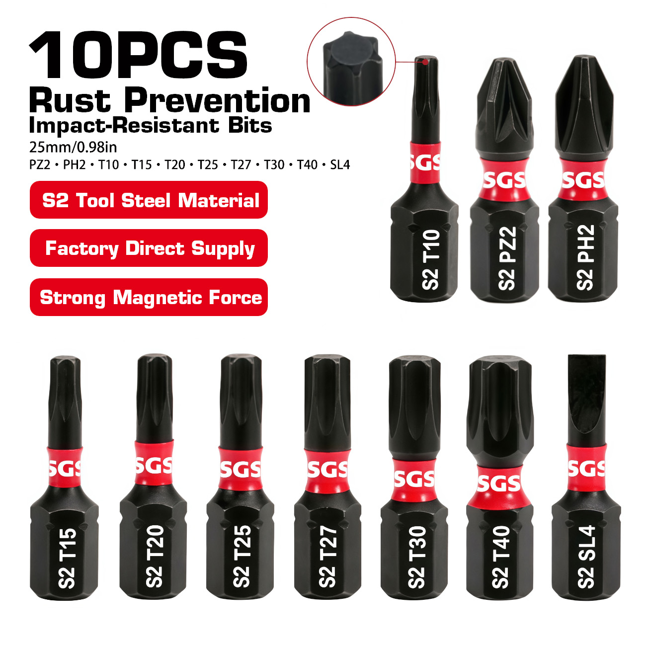 Homemade Diy Electronics - 10-Piece Set, 25mm Length, S2 Alloy