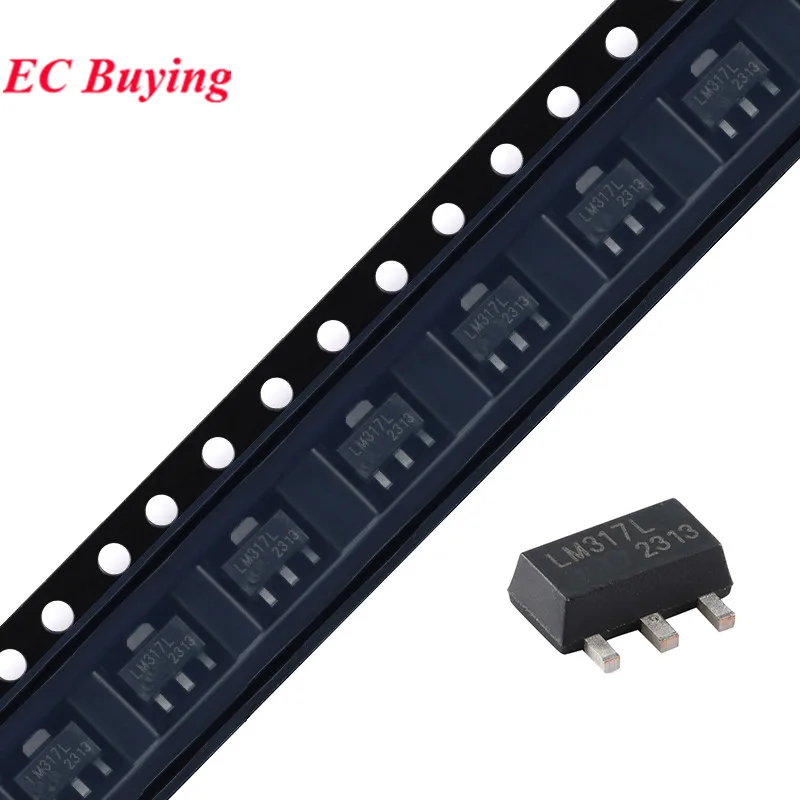 Lm317 Voltage Regulator - 10Pcs/5pcs LM317 LM317L LM317LIPK SOT-89-3 317
