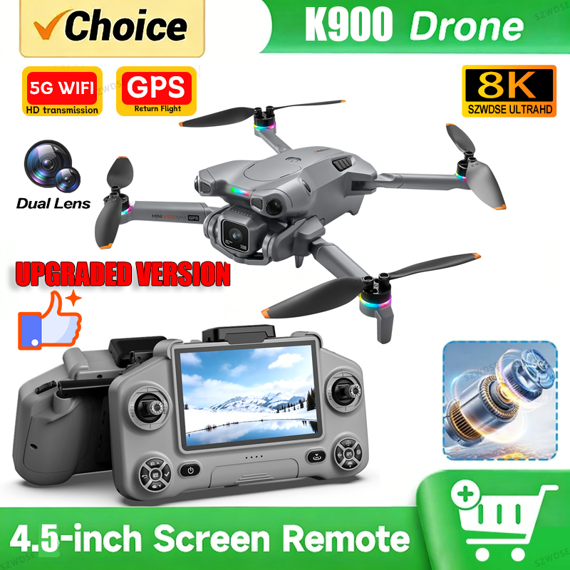 Diy Drone Electronics - New K900 MAX GPS Drone with