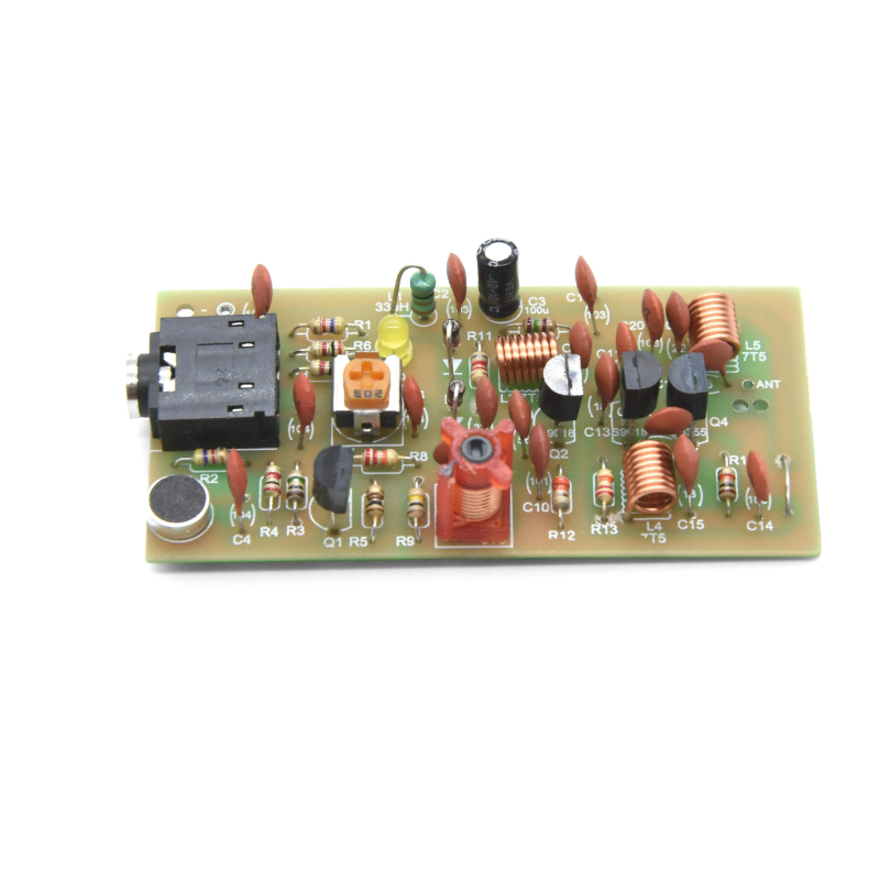 Homemade Diy Electronics - FM transmitter, homemade wireless microphone, close