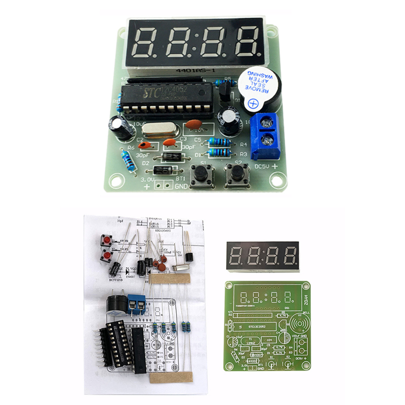 Diy Electronics Youtube - DIY Electronic Kit LED 4 Digital