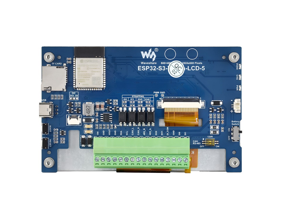 ESP32-S3-LCD-5,No Touch Functi - Esp32 Wifi Bluetooth review and price
