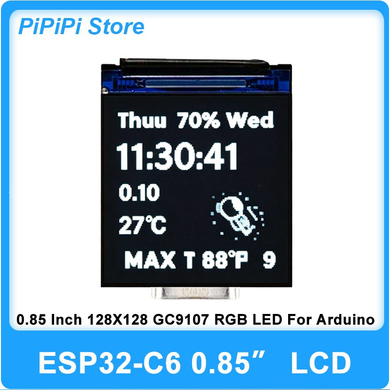 ESP32 C6 0.85 Inch 128X128 IPS - Esp32 Wifi Bluetooth review and price