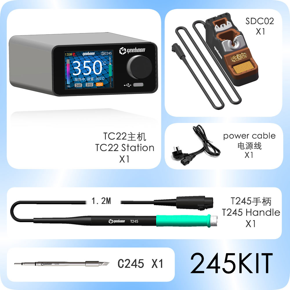 GEEBOON TC22 240W Soldering St - Soldering Iron Kit review and price