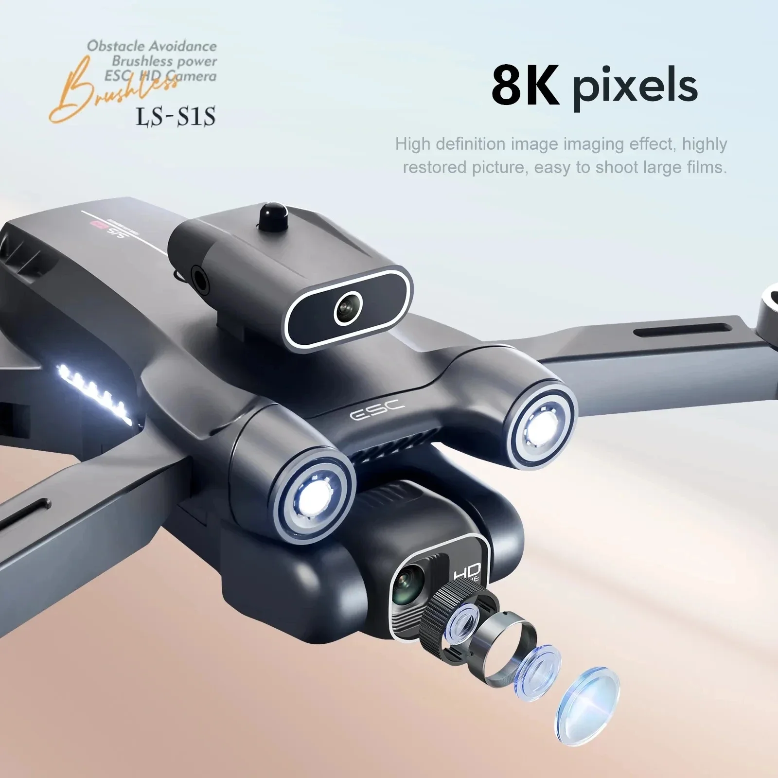 New S1S 5G GPS Drone Camera 8K - Diy Drone Electronics review and price
