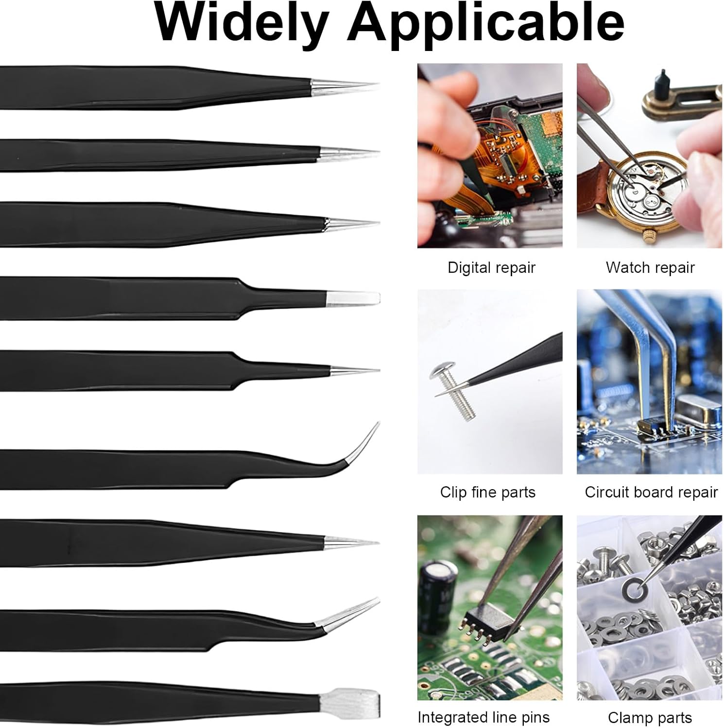 Precision Anti-static Tweezers - Soldering Iron Kit review and price