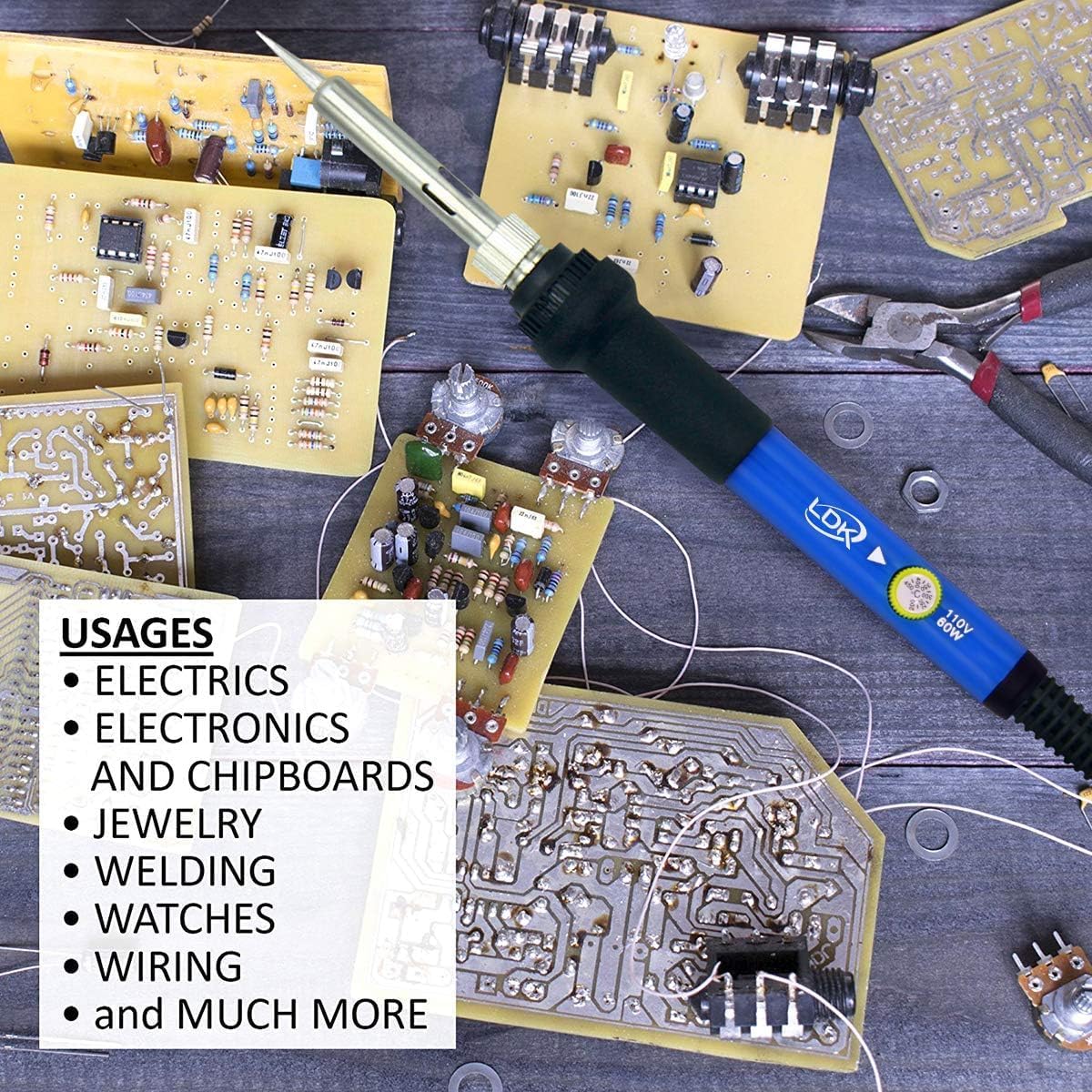 Soldering Iron Kit 60W with Ad - Soldering Iron Kit review and price
