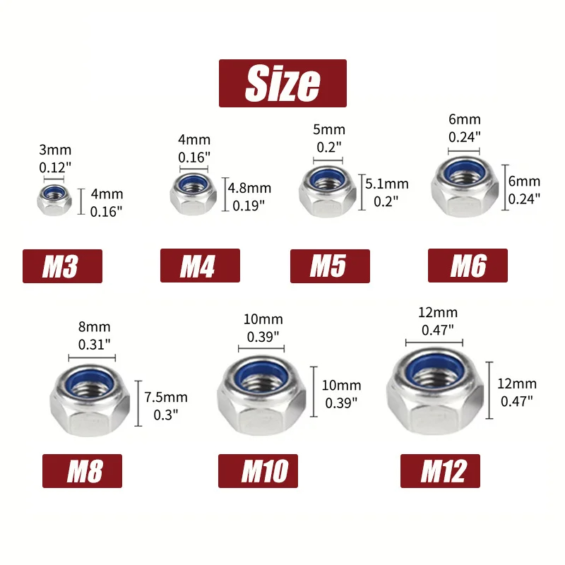 40-220 Pieces of Nylon Lock Nu - Diy Electronics India review and price