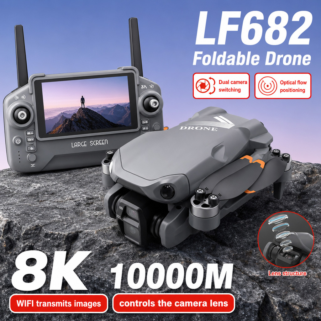 Aerial Photo LF682 Drone 8K HD - Diy Drone Electronics review and price
