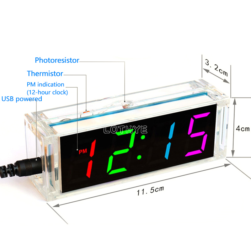 Digital Tube DIY Clock Kit Tem - Diy Electronics Youtube review and price