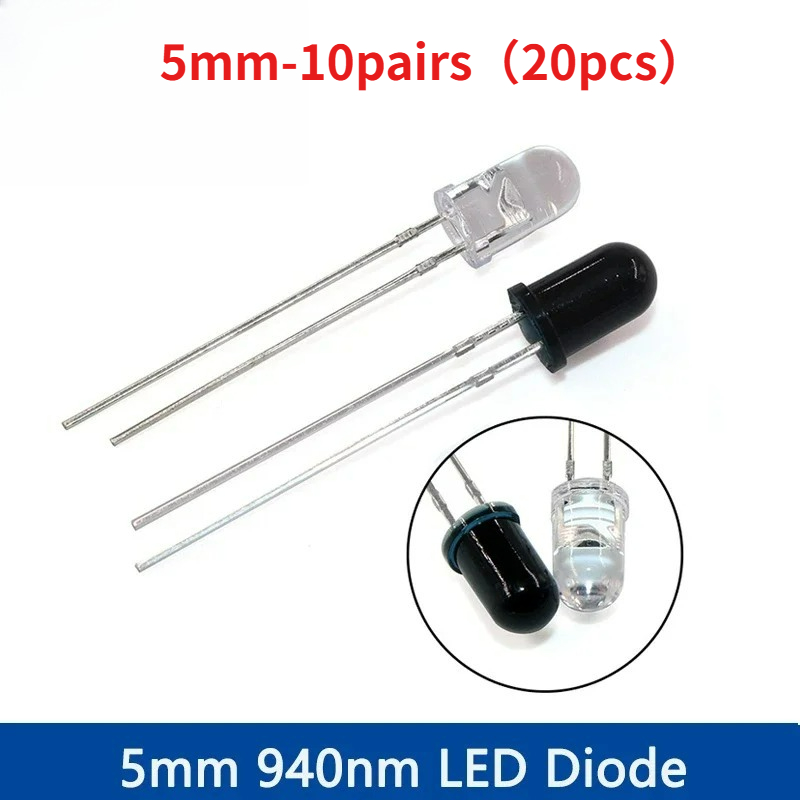 10-30Pairs 5mm 940nm IR LED Di - Diy Electronics India review and price
