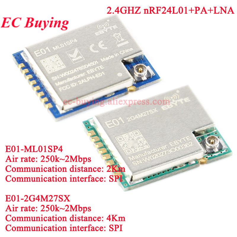 10Pcs/1pc E01-2G4M27SX ML01SP4 - Nrf24L01 Module Wireless review and price