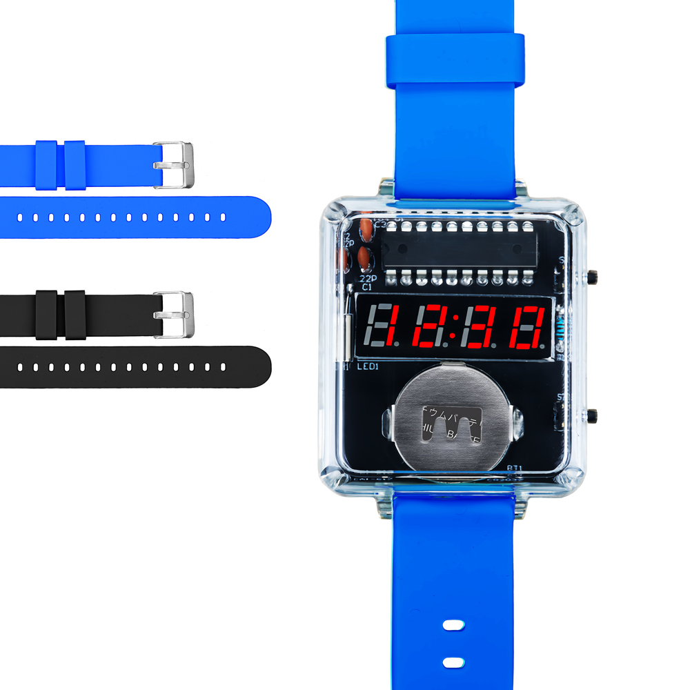 LED DIY Electronic Watch Kit D - Diy Electronics Youtube review and price