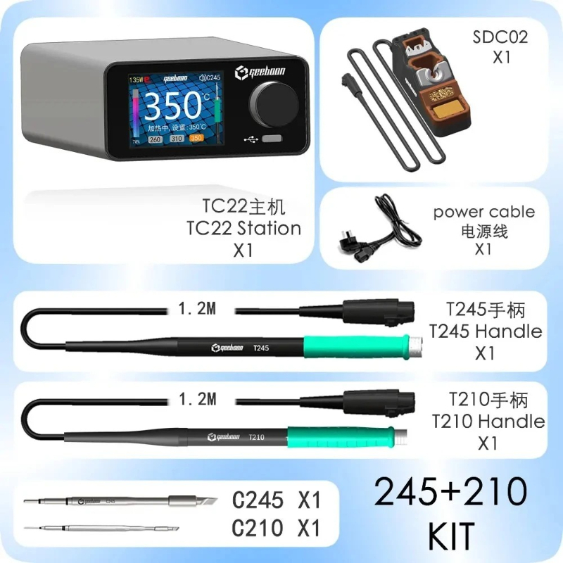 GEEBOON TC22 240W Soldering St - Soldering Iron Kit review and price