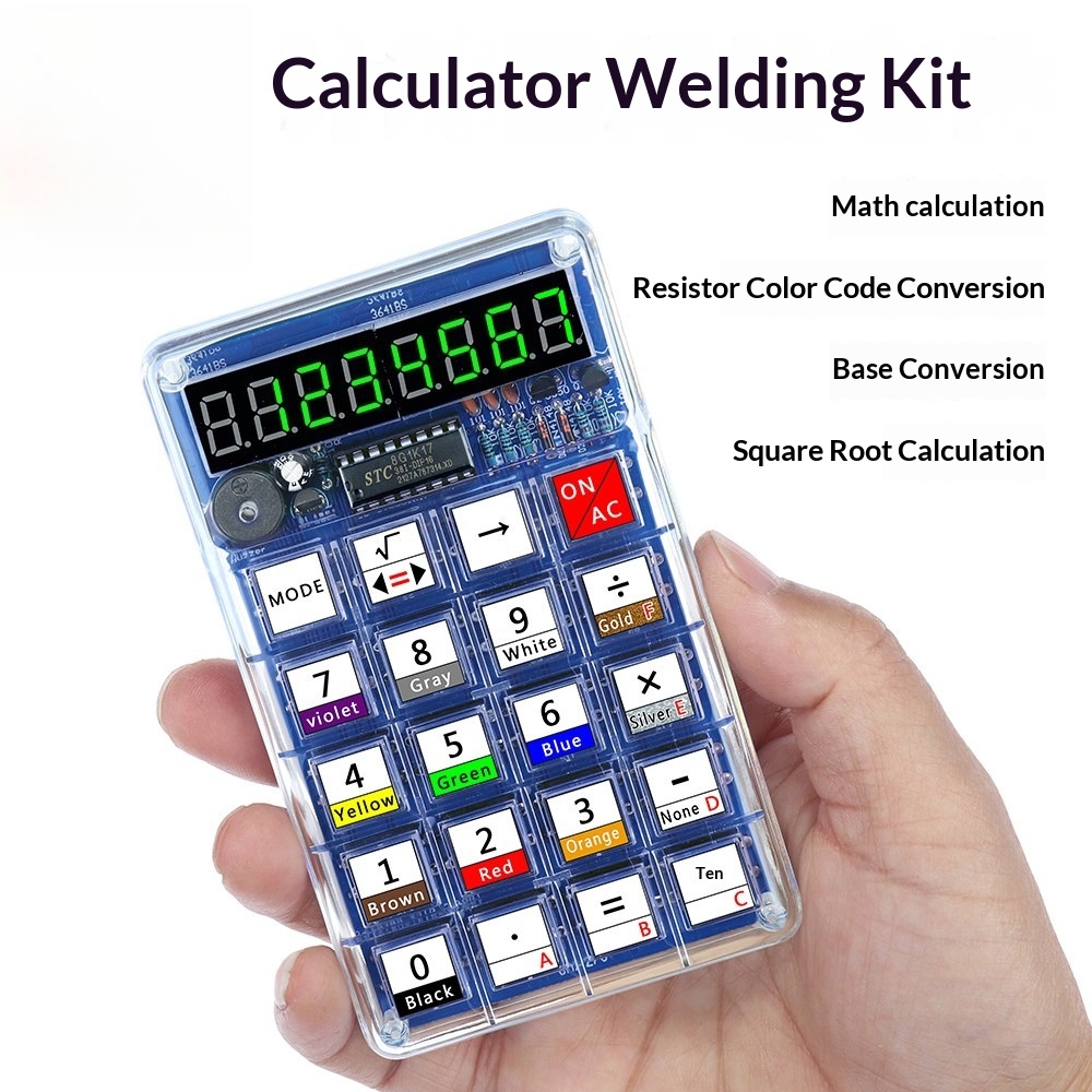 Calculator Production Kit, Ele - Diy Electronics Youtube review and price