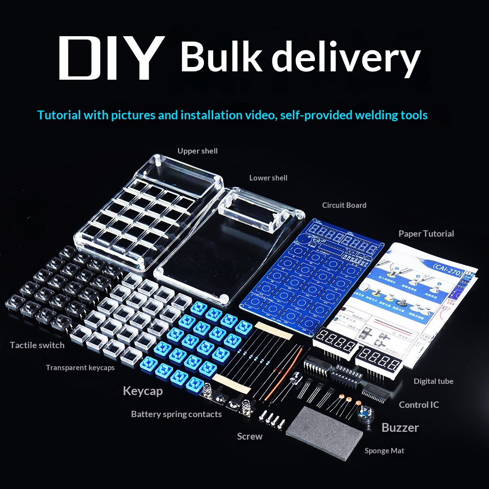 Calculator Production Kit, Ele - Diy Electronics Youtube review and price