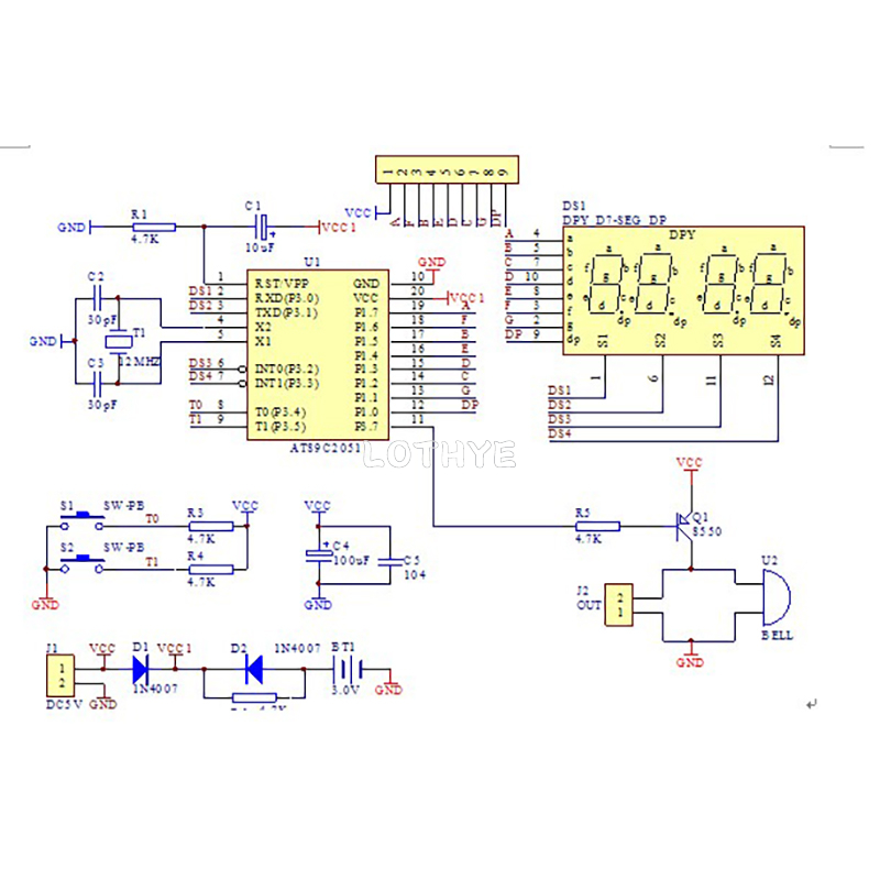DIY Electronic Kit LED 4 Digit - Diy Electronics Youtube review and price