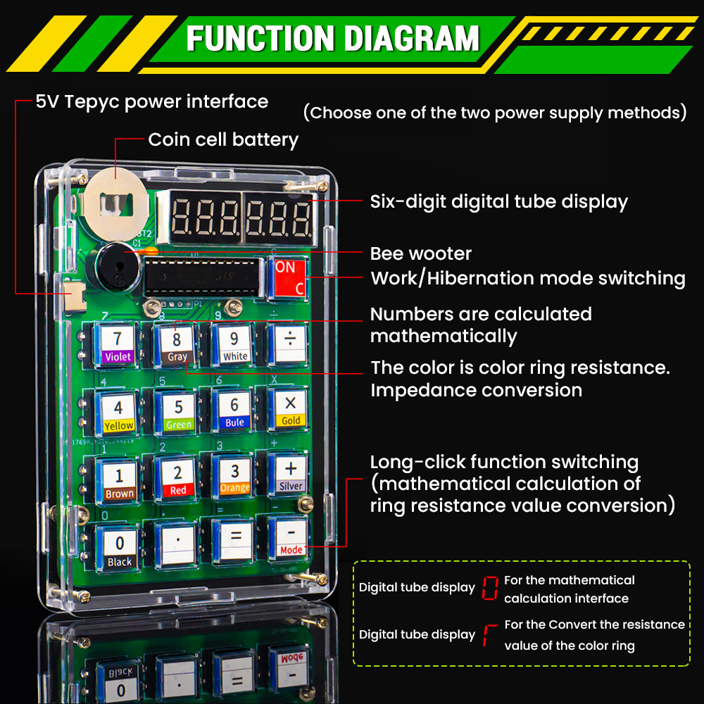 DIY Calculator Electronic Prod - Diy Electronics Youtube review and price