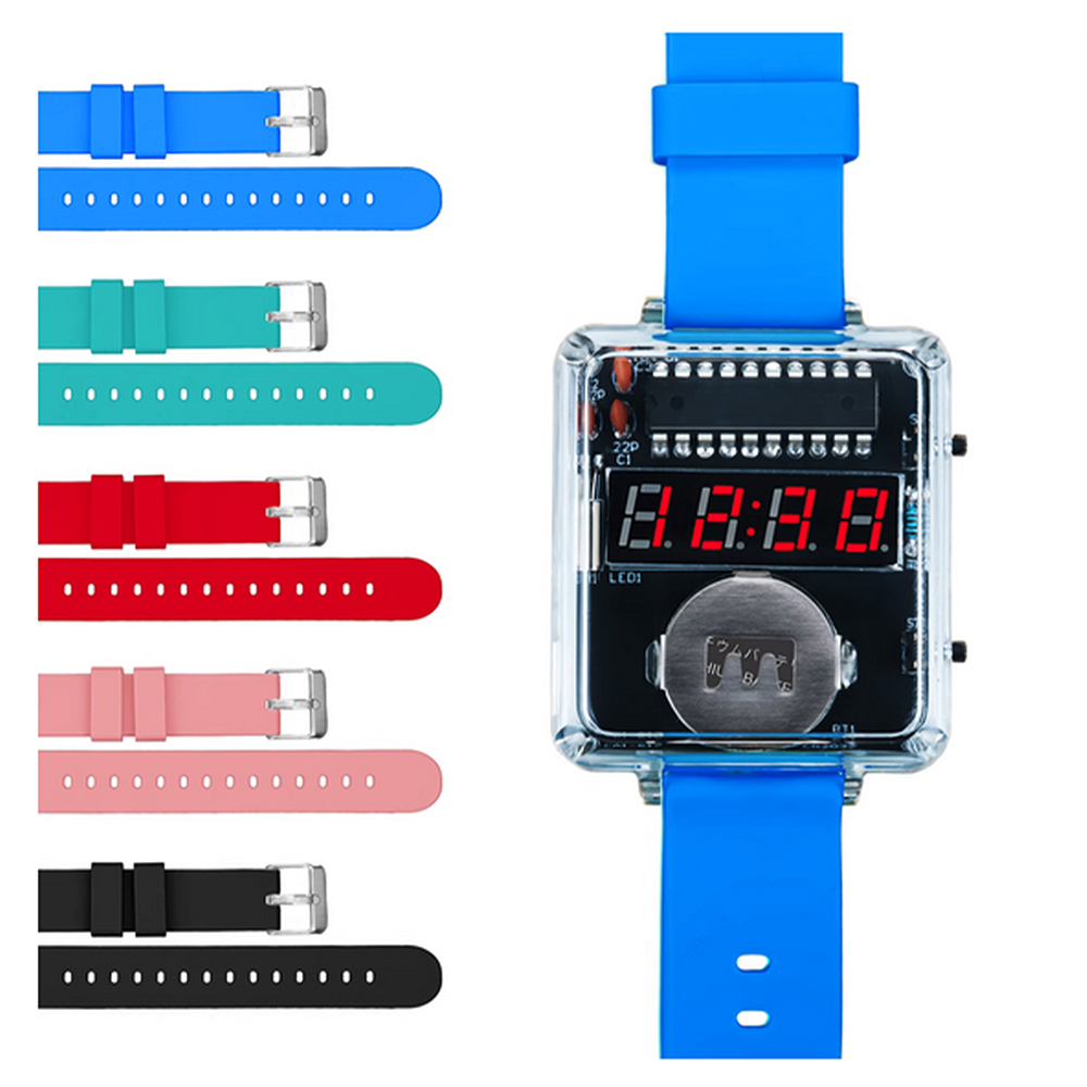 DIY Electronic Watch Kit 0.28' - Diy Electronics Youtube review and price