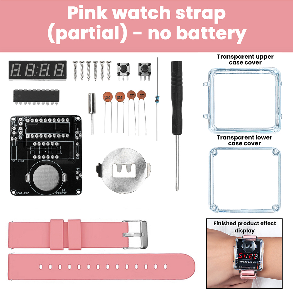 DIY Electronic Watch Kit 0.28' - Diy Electronics Youtube review and price
